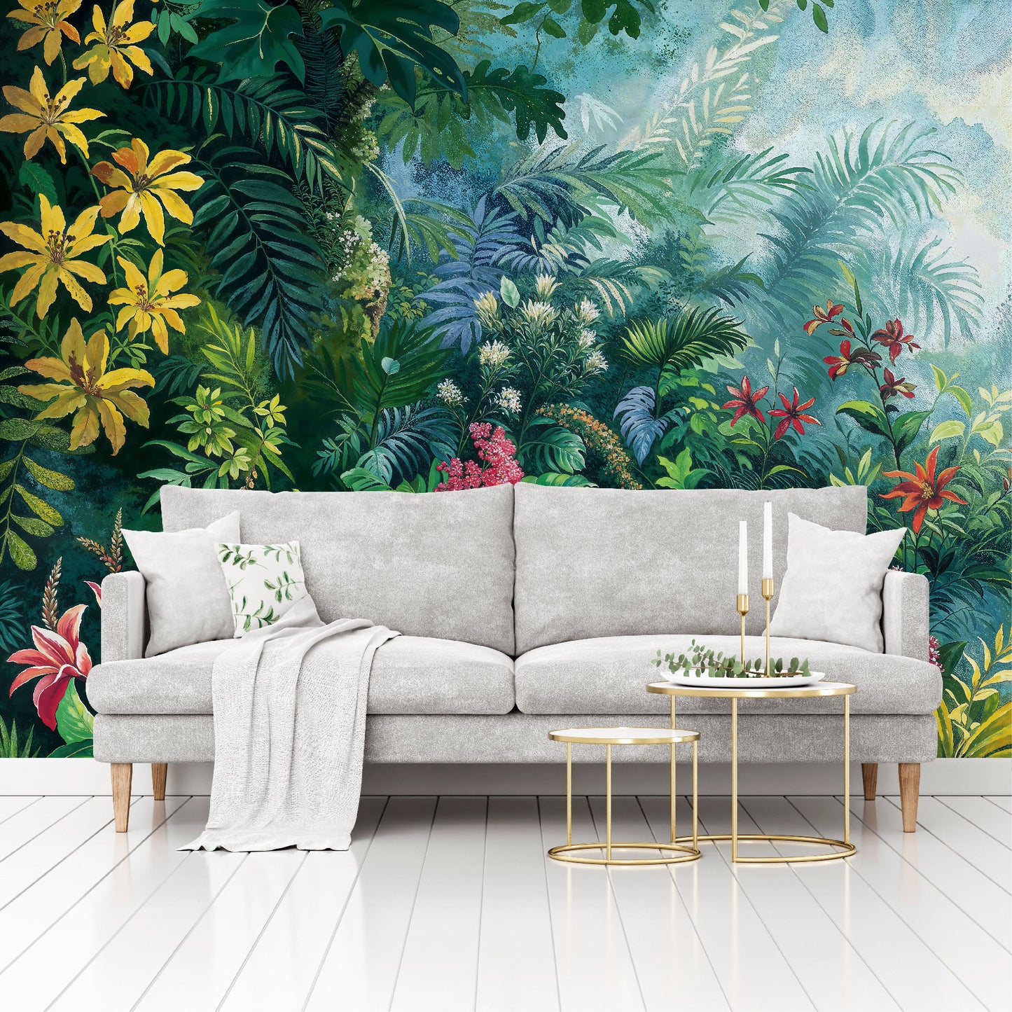 Mural Tropical Jungla Vibrante - MT555