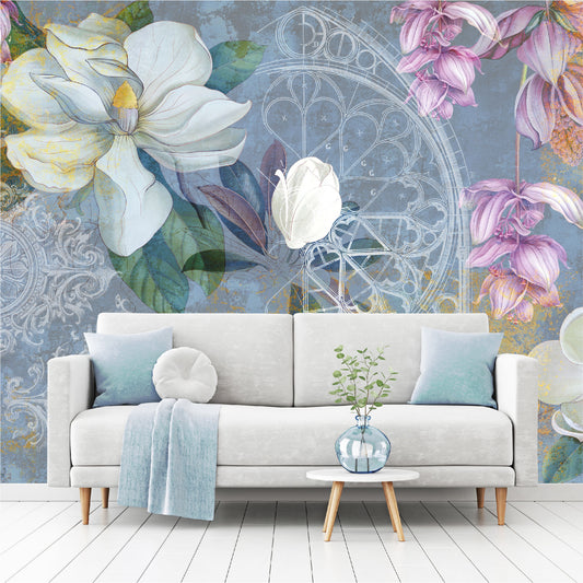 Mural Jazmines y Magnolias - MT343