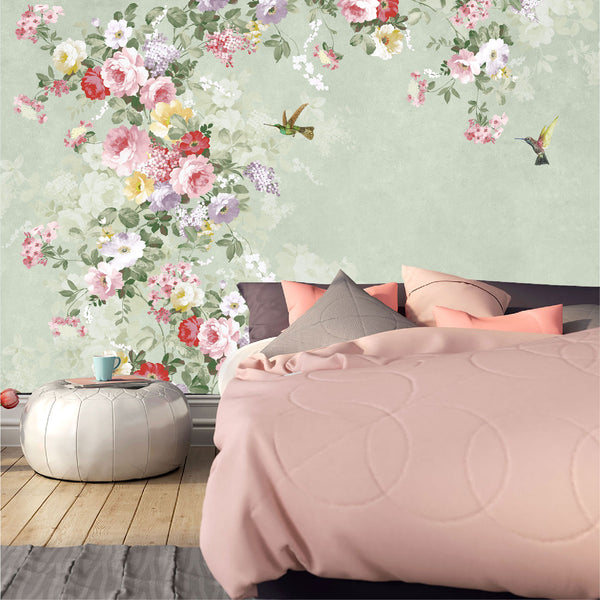 Mural Flores Vintage - MT398