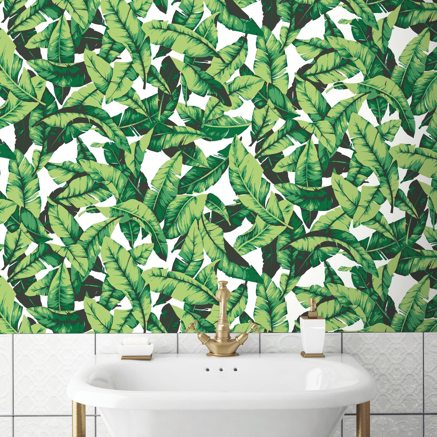 Vinilo Mate Hojas Tropicales Mod 25