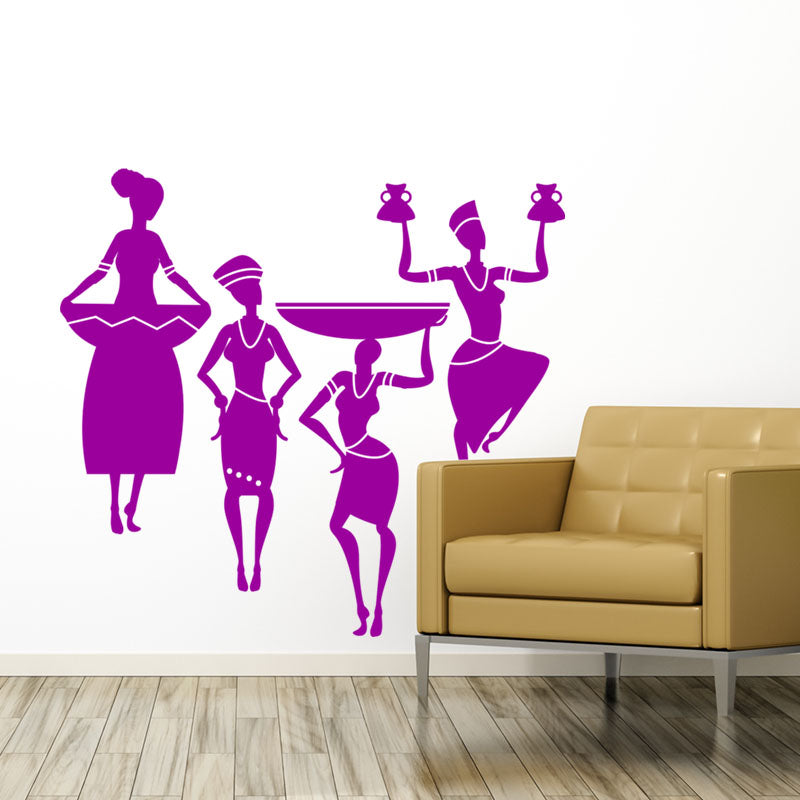 Vinilo Decorativo - Mujeres Africanas - VDC030