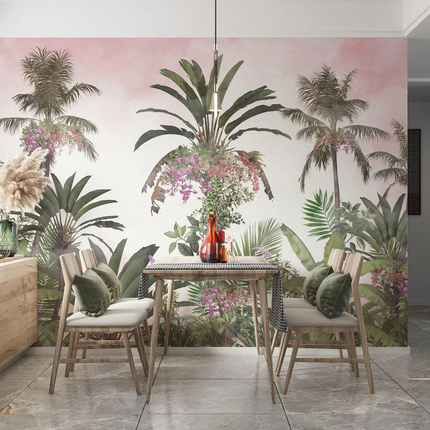 Mural Tropical Floral - MT594