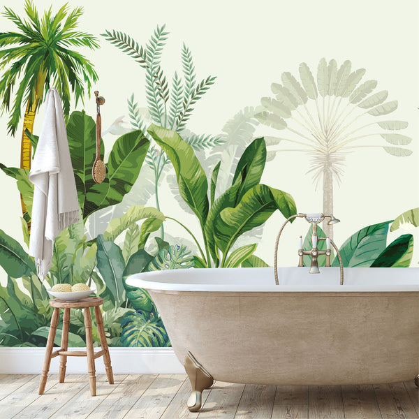 Mural Selva Tropical Ilustrada - MT575