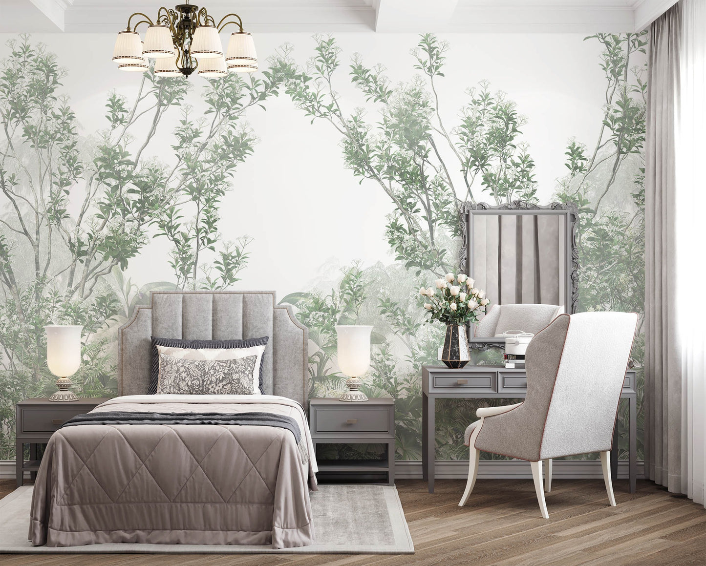 Mural Hojas Tropicales - MT605