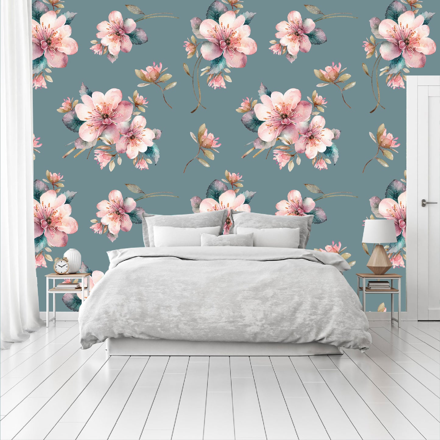 Mural Mate Flores Acuareladas - MT430