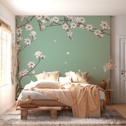 Mural Árbol con flores blancas - MT473