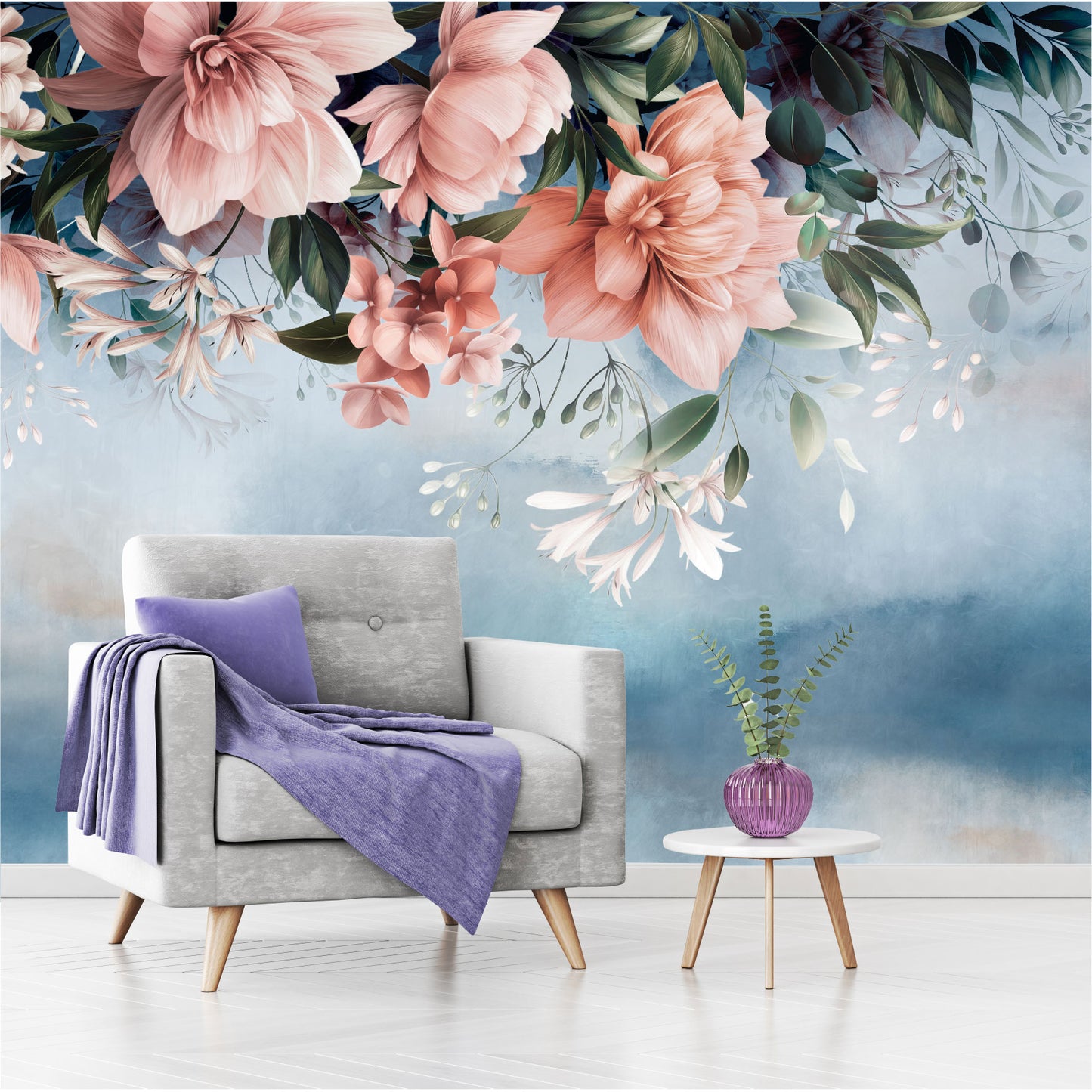 Mural Enredadera de Flores - MT375