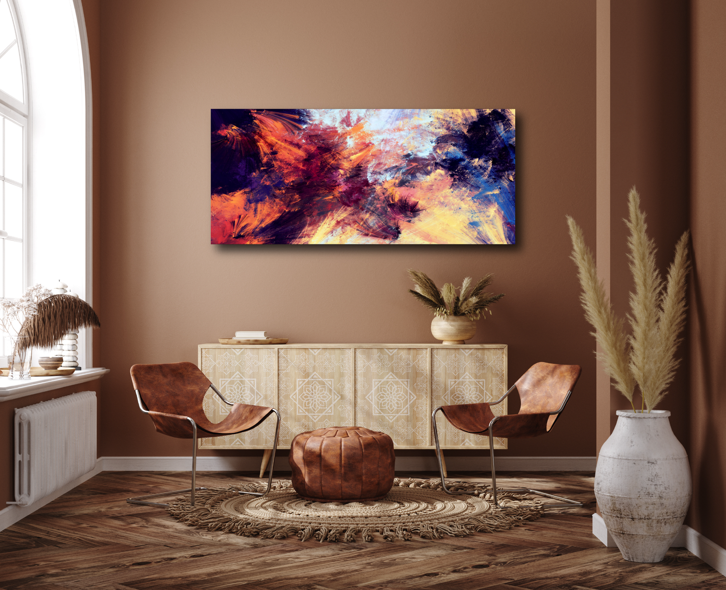 Cuadro Bastidor Impreso en Canvas - Modelo Folken 90x40cm - CB058