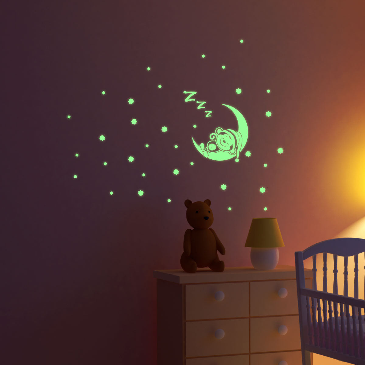Monito con Estrellas Fotoluminiscentes - VF022