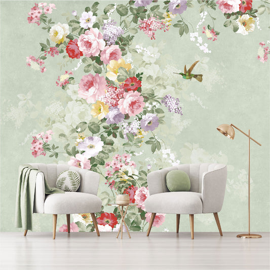 Mural Flores Vintage - MT398