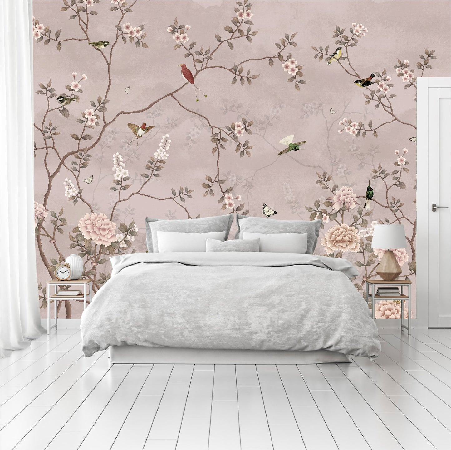 Mural Tropical Campestre Floral - MT310