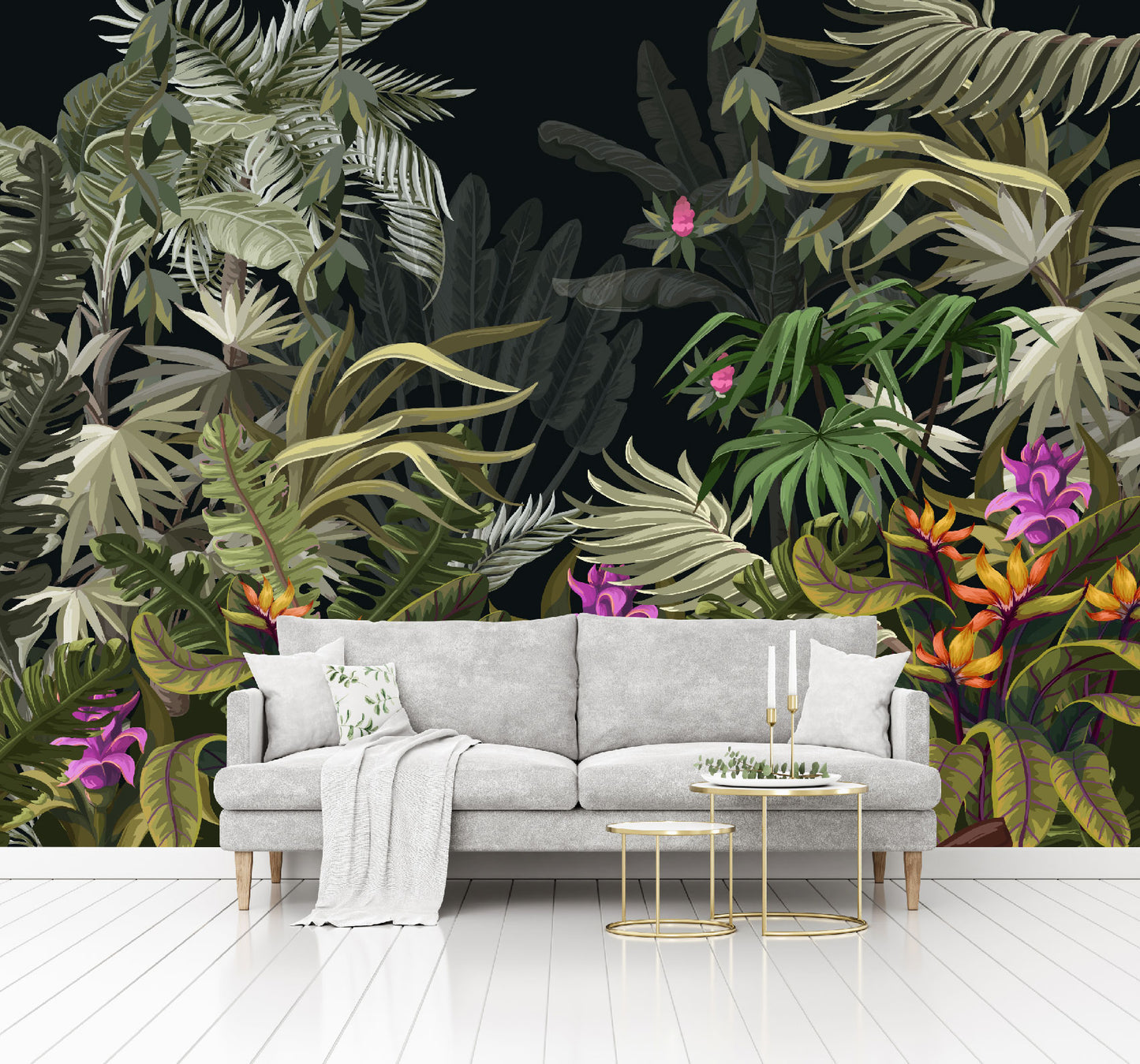 Vinilo Mate Selva Tropical 084