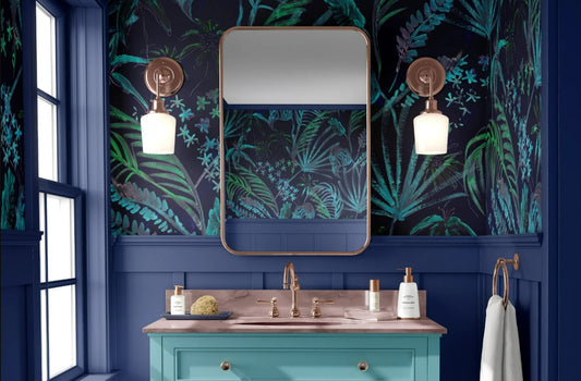 Mural Plantas Nocturnas Acuareladas - MT453