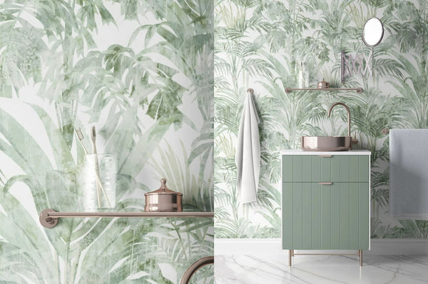 Mural Arboles Tropicales Brillantes - MT464