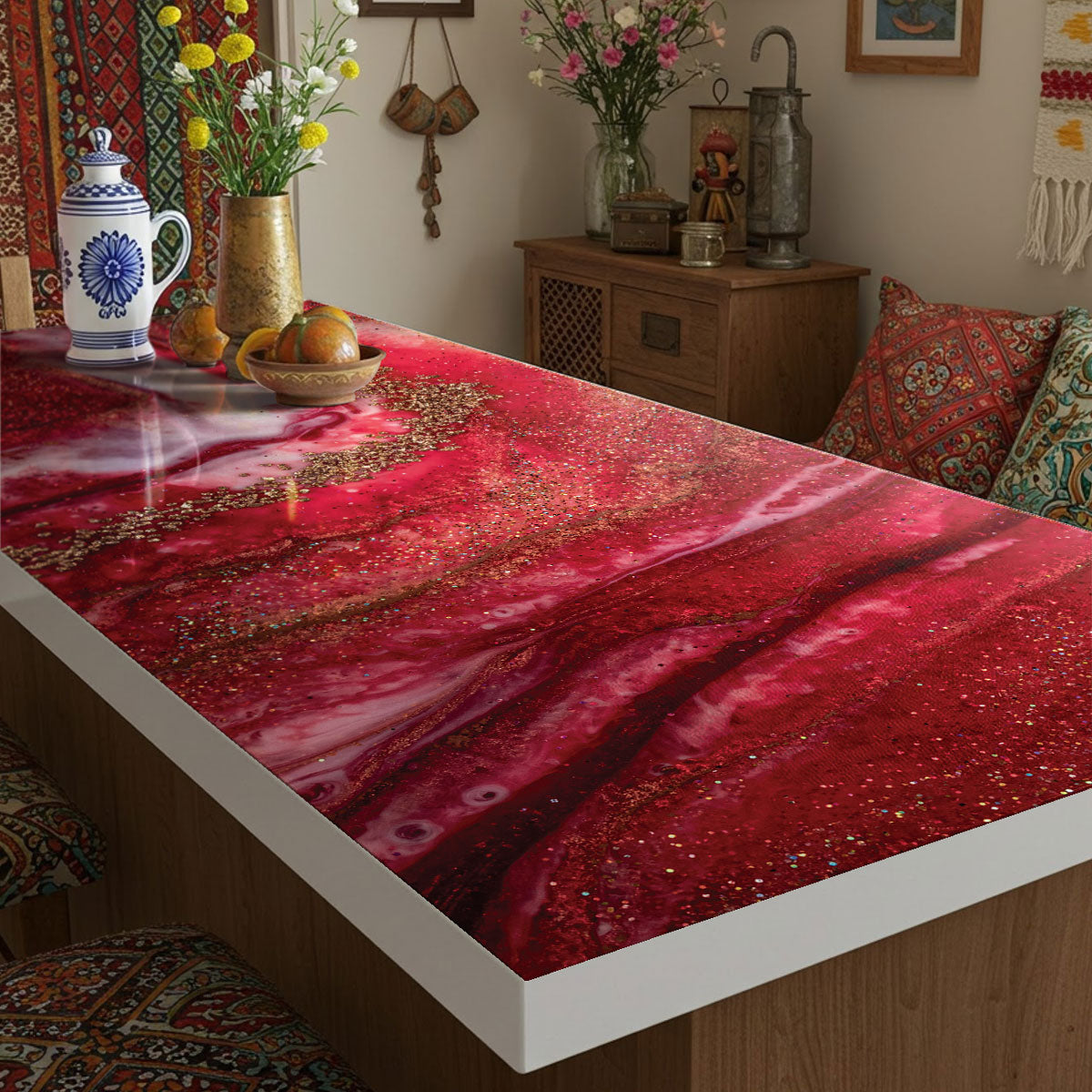 Vinilo Autoadhesivo Simil Marmol - 100x100cm - MM3553