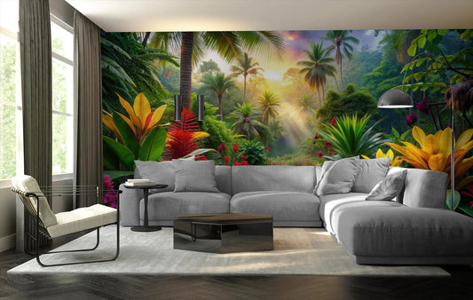 Mural Hojas Tropicales - MT613