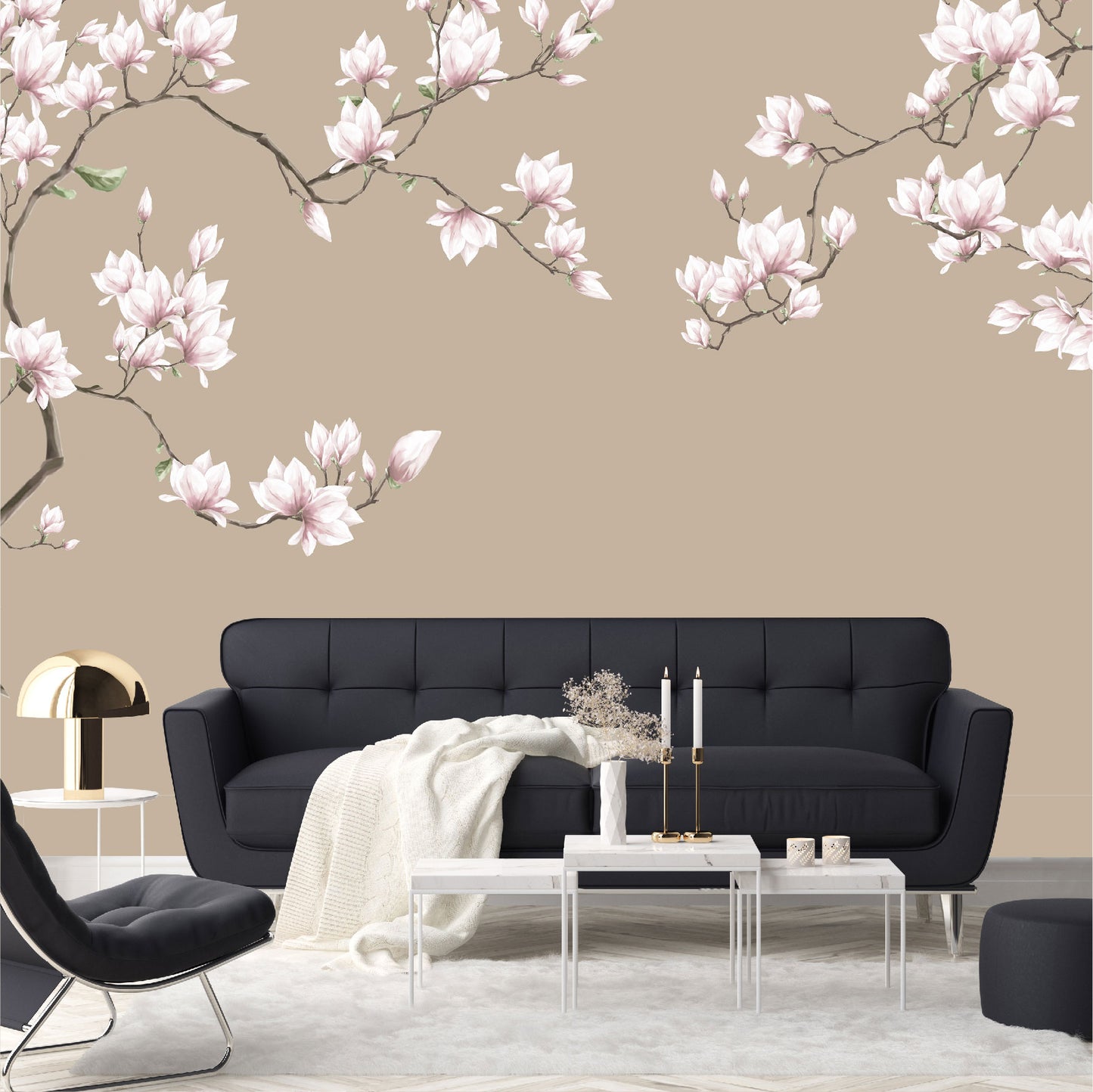 Mural Ramas Florales - MT374