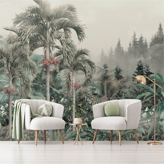 Mural Tropical Jungla Escondida - MT193