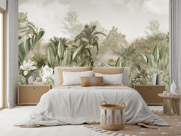Mural Jungla Tropical Vintage - MT503