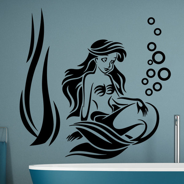 Vinilo Decorativo Sirenita - VDC035
