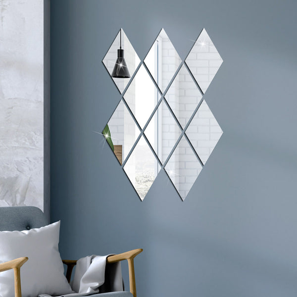 Pvc Imitación Espejo Diamante Adhesivos - Pack por 6 unidades - ES014