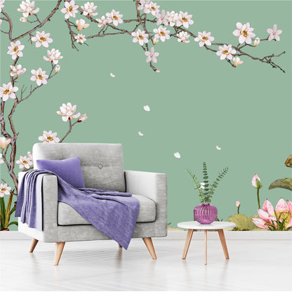 Mural Árbol con flores blancas - MT473