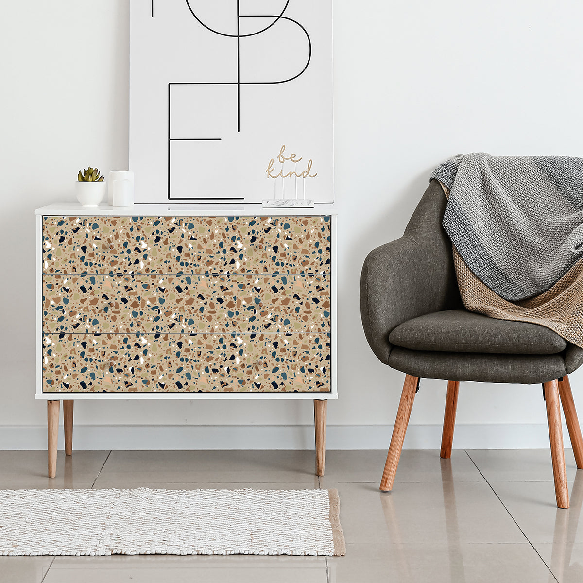 Vinilo para Muebles Terrazo Modelo  - MT3488