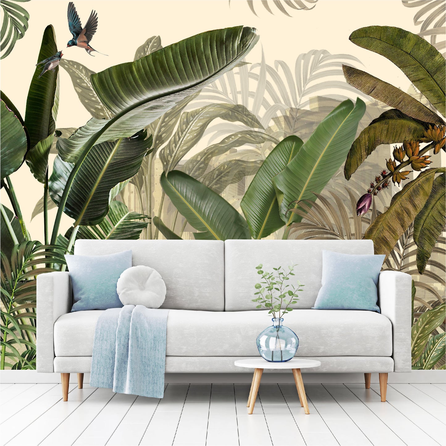 Mural Hojas Tropicales - MT370