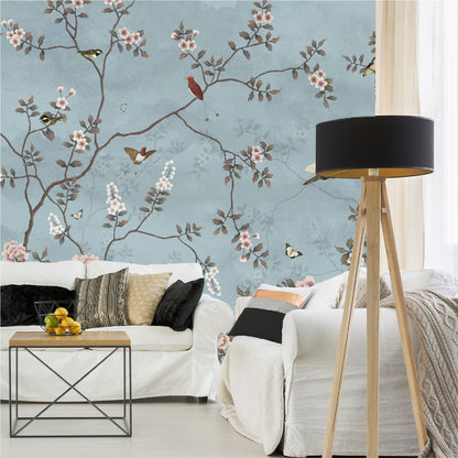 Mural Tropical Campestre Floral - MT308
