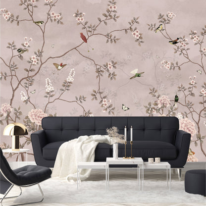 Mural Tropical Campestre Floral - MT310