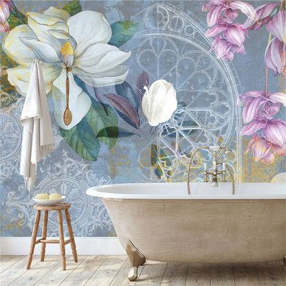 Mural Jazmines y Magnolias - MT343