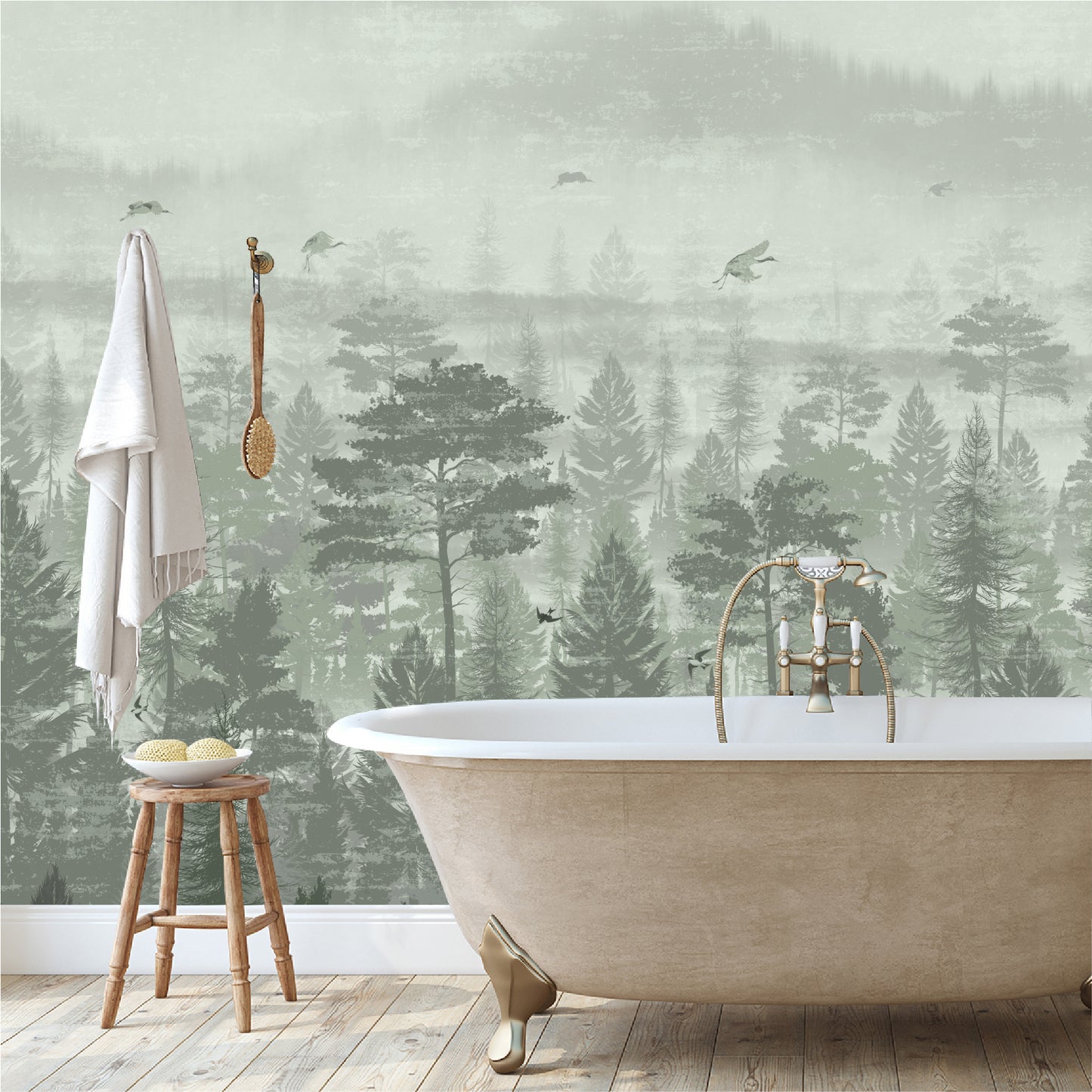 Mural Bosque Grunge - MT274