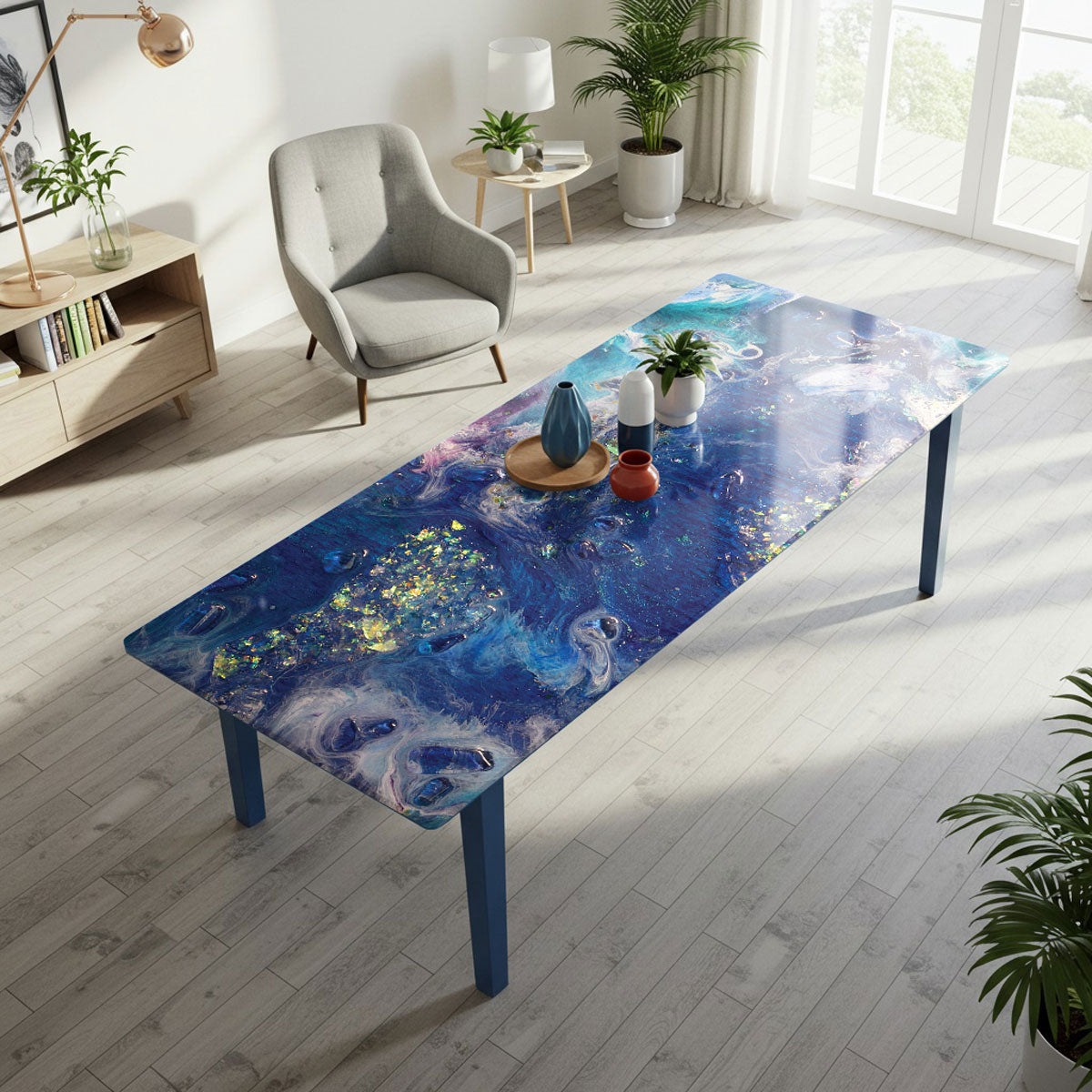 Vinilo Autoadhesivo Simil Marmol - 100x100cm - MM3556