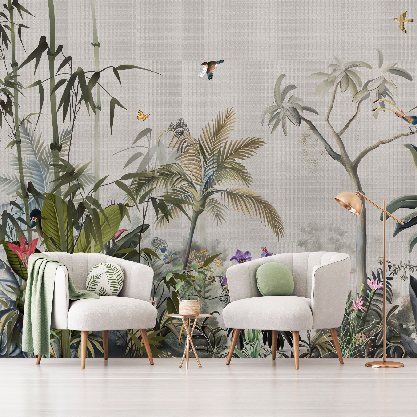 Mural Tropical Selva Vintage  - MT579