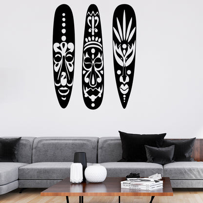Vinilo Decorativo Mascaras Africanas - VDC048
