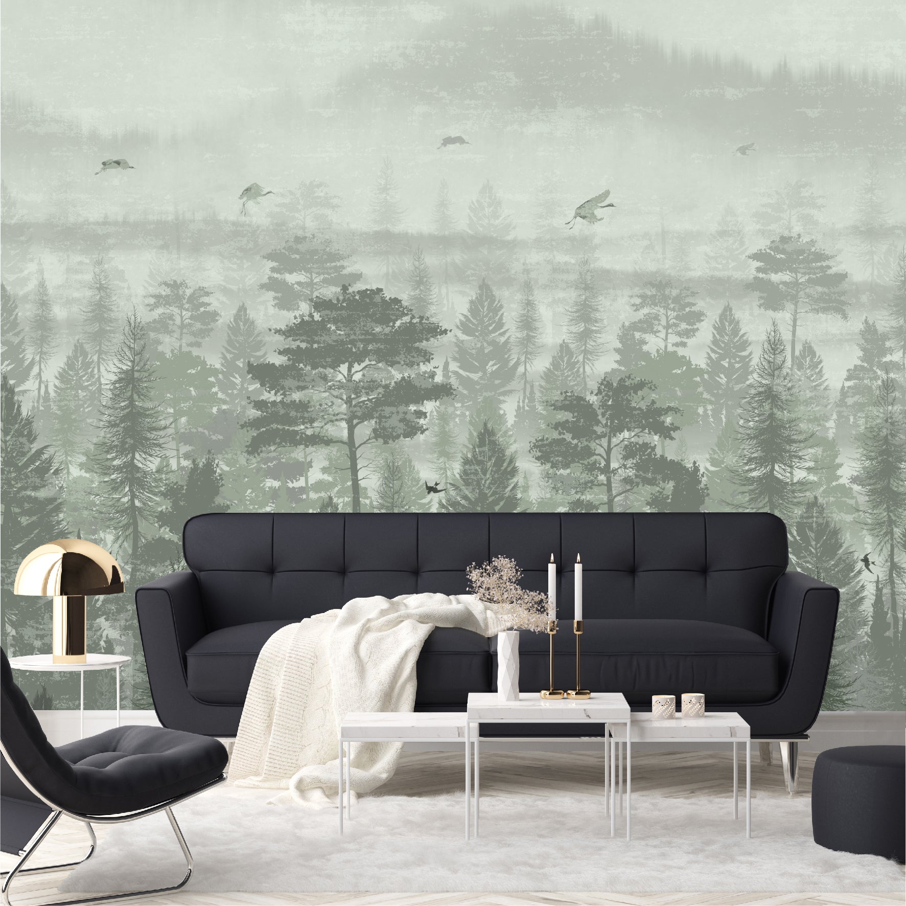 Mural Bosque Grunge - MT274