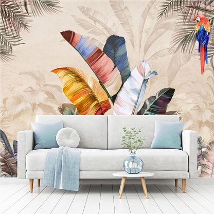 Mural Plumas Tropicales Multicolor - MT409