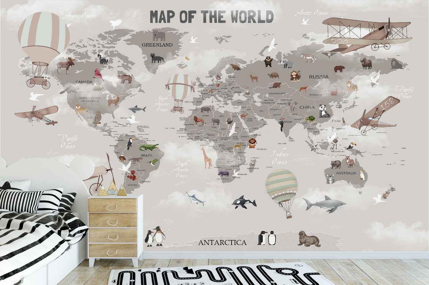 Mural Mapa Modelo  - MI005