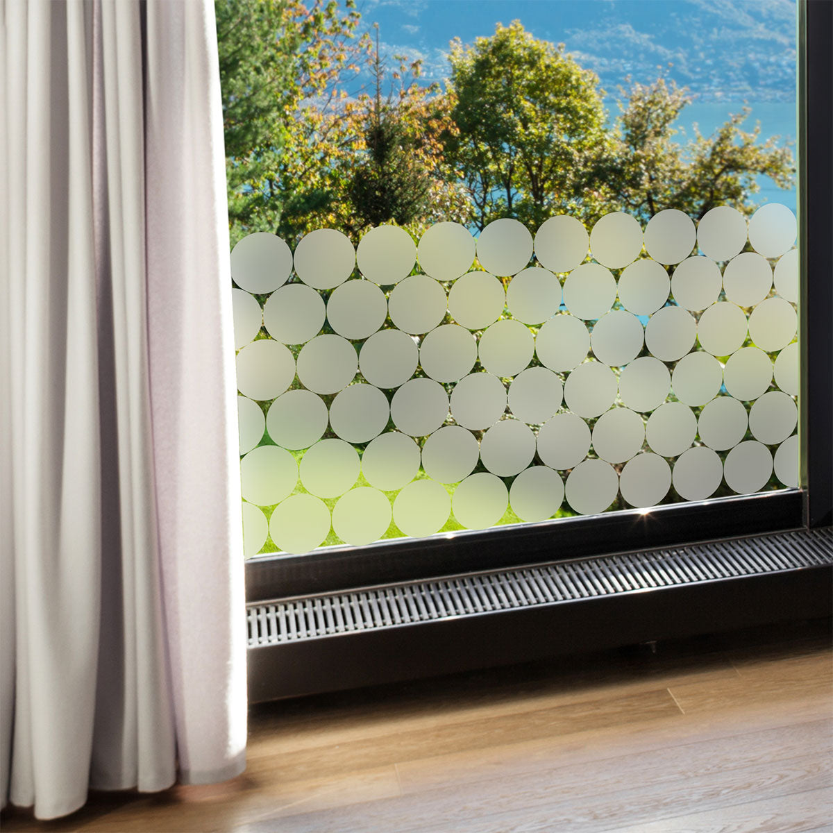Vinilo Esmerilado Circulos 100x60cm  - VE001