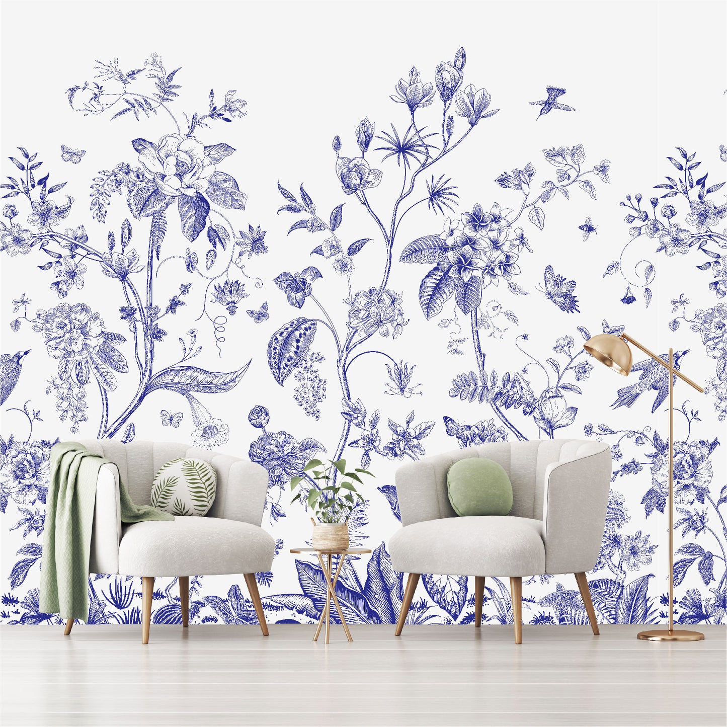 Mural Floral Vintage - MT249