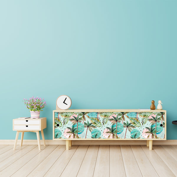 Vinilo Tropical para Muebles Modelo 833