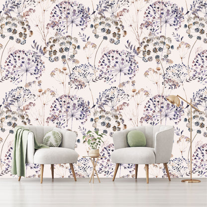 Mural Mate Flores Estilo Boho - MT425