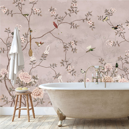 Mural Tropical Campestre Floral - MT310