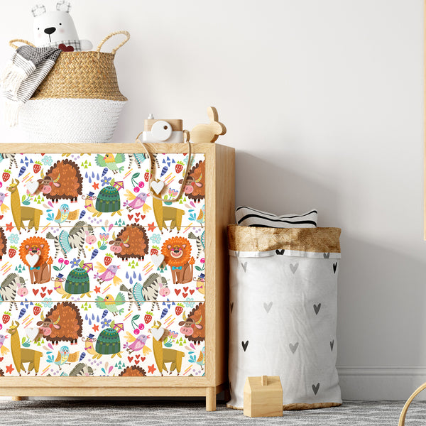 Vinilo para Muebles Animales Enamorados - MI127