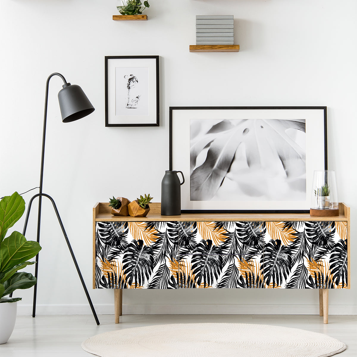 Vinilo Tropical para Muebles Modelo 744