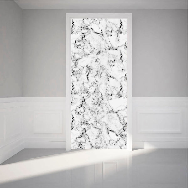 Vinilo Decorativo Para Puertas Modelo Simil Marmol Brillante - VP018