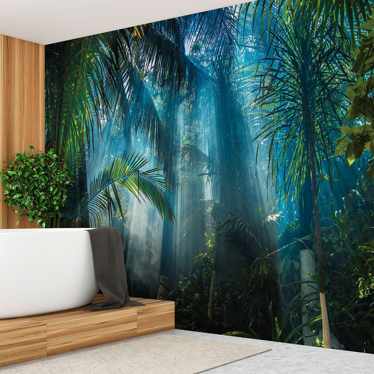 Mural Luz de la mañana en la Jungla - MT132