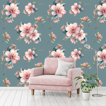 Mural Mate Flores Acuareladas - MT430