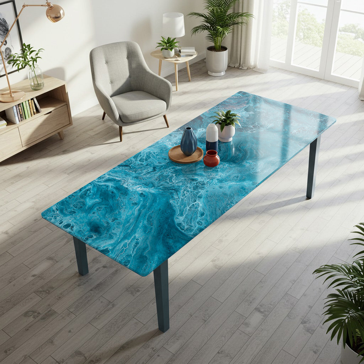 Vinilo Autoadhesivo Simil Marmol - 100x100cm - MM3555