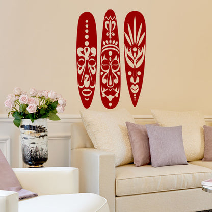 Vinilo Decorativo Mascaras Africanas - VDC048